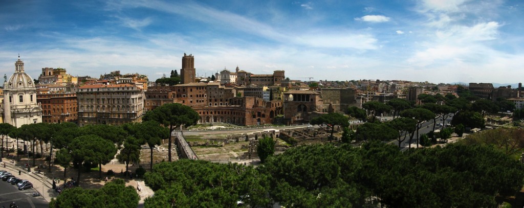 Panorama over Rom